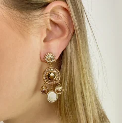 Charriol Earrings<Sunflare Earrings