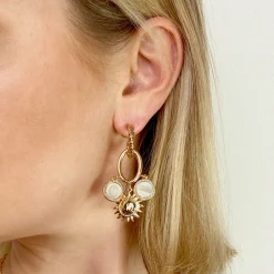 Charriol Earrings<Sunflare Earrings