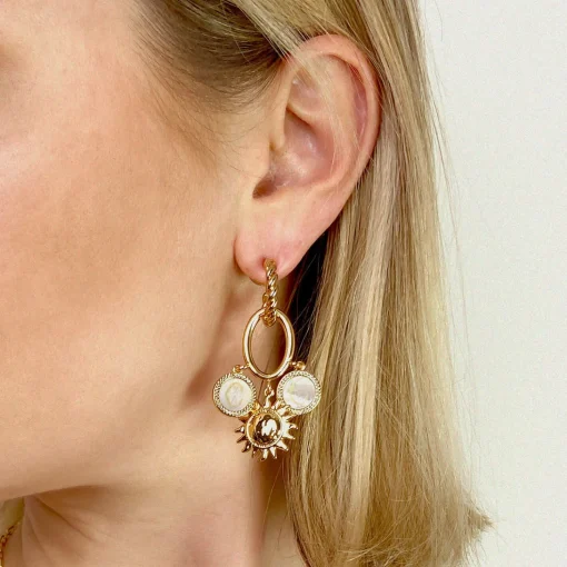 Charriol Earrings<Sunflare Earrings
