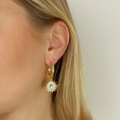Charriol Earrings<Sunflare Earrings