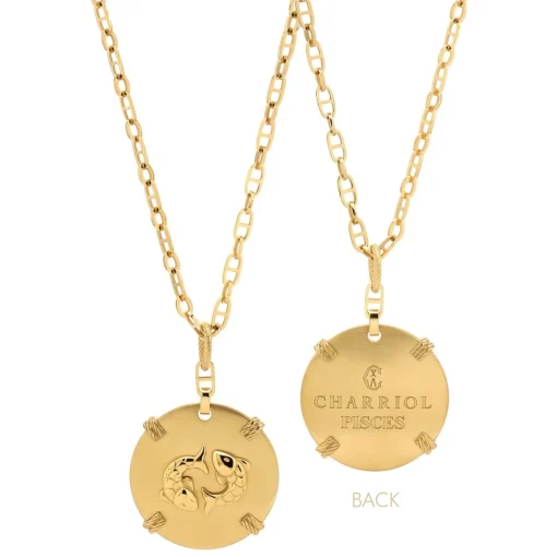 Charriol Necklaces<Zodiac Necklace Yellow Gold