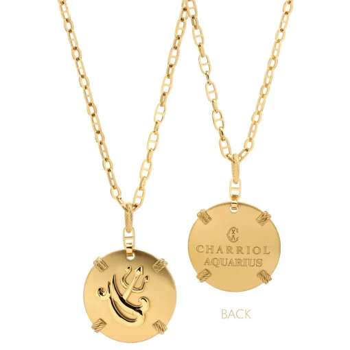 Charriol Necklaces<Zodiac Necklace Yellow Gold