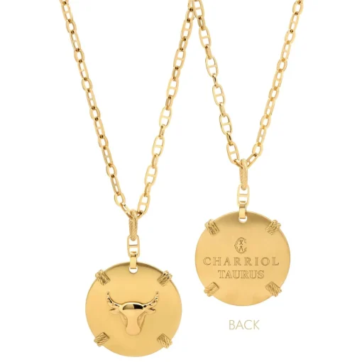 Charriol Necklaces<Zodiac Necklace Yellow Gold
