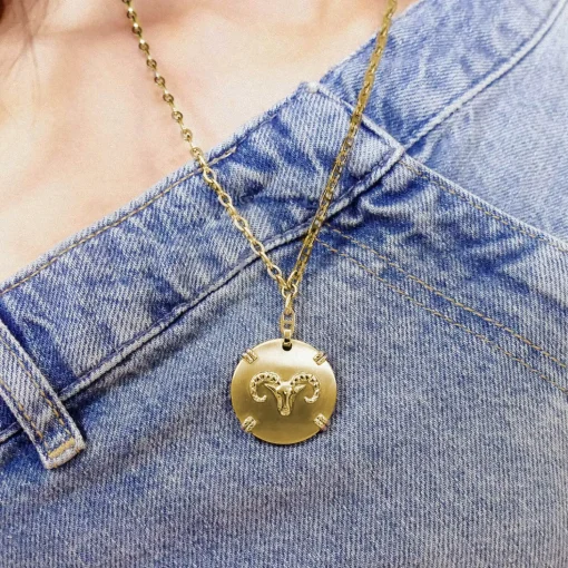 Charriol Necklaces<Zodiac Necklace Yellow Gold
